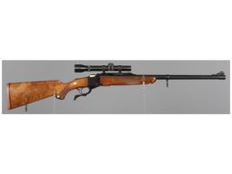 Ruger No. 1 Single Shot Rifle in .375 H&H Magnum with Scope