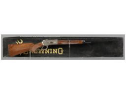 Engraved and Gold Inlaid Browning Model 71 High Grade Rifle