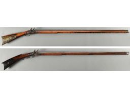 Two Flintlock American Long Rifles