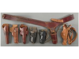 Grouping of Western Style Holster and Gunleather