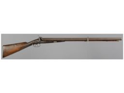 Mortimer 10 Gauge Double Barrel Percussion Shotgun
