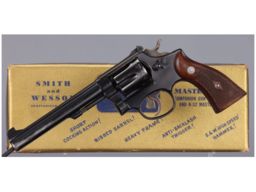 Smith & Wesson K-38 Masterpiece Double Action Revolver with Box