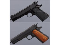Two 1911 Style Semi-Automatic Pistols
