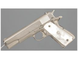 Colt MK IV Series 70 Government Model Pistol with Pearl Grips