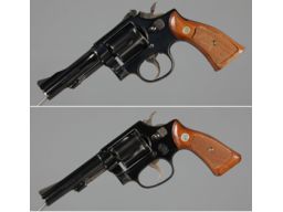 Two Smith & Wesson Double Action Revolvers