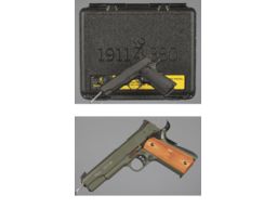 Two Semi-Automatic Model 1911 Clone Semi-Automatic Pistols