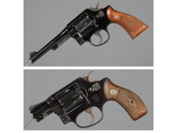 Two Smith & Wesson Double Action Revolvers