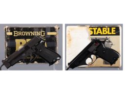 Two Semi-Automatic Pistols with Boxes