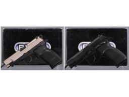 Two Bersa Semi-Automatic Pistols with Boxes