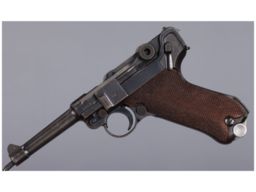 Mauser "S/42" Code P.08 Luger Semi-Automatic Pistol