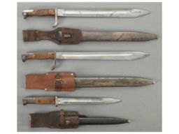 Three German Bayonets