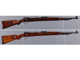 Two Mauser Model 98 Pattern Bolt Action Rifles