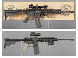 Two Semi-Automatic Rifles