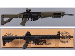Two American Rimfire Semi-Automatic Rifles 