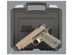 Sig Sauer Model 1911 Scorpion Carry Pistol with Case