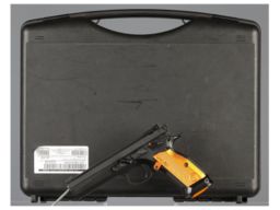 CZ 75 Tactical Sports Orange Semi-Automatic Pistol with Case