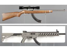 Two Ruger 10/22 Semi-Automatic Rifles 