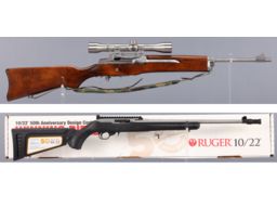 Two Ruger Semi-Automatic Rifles