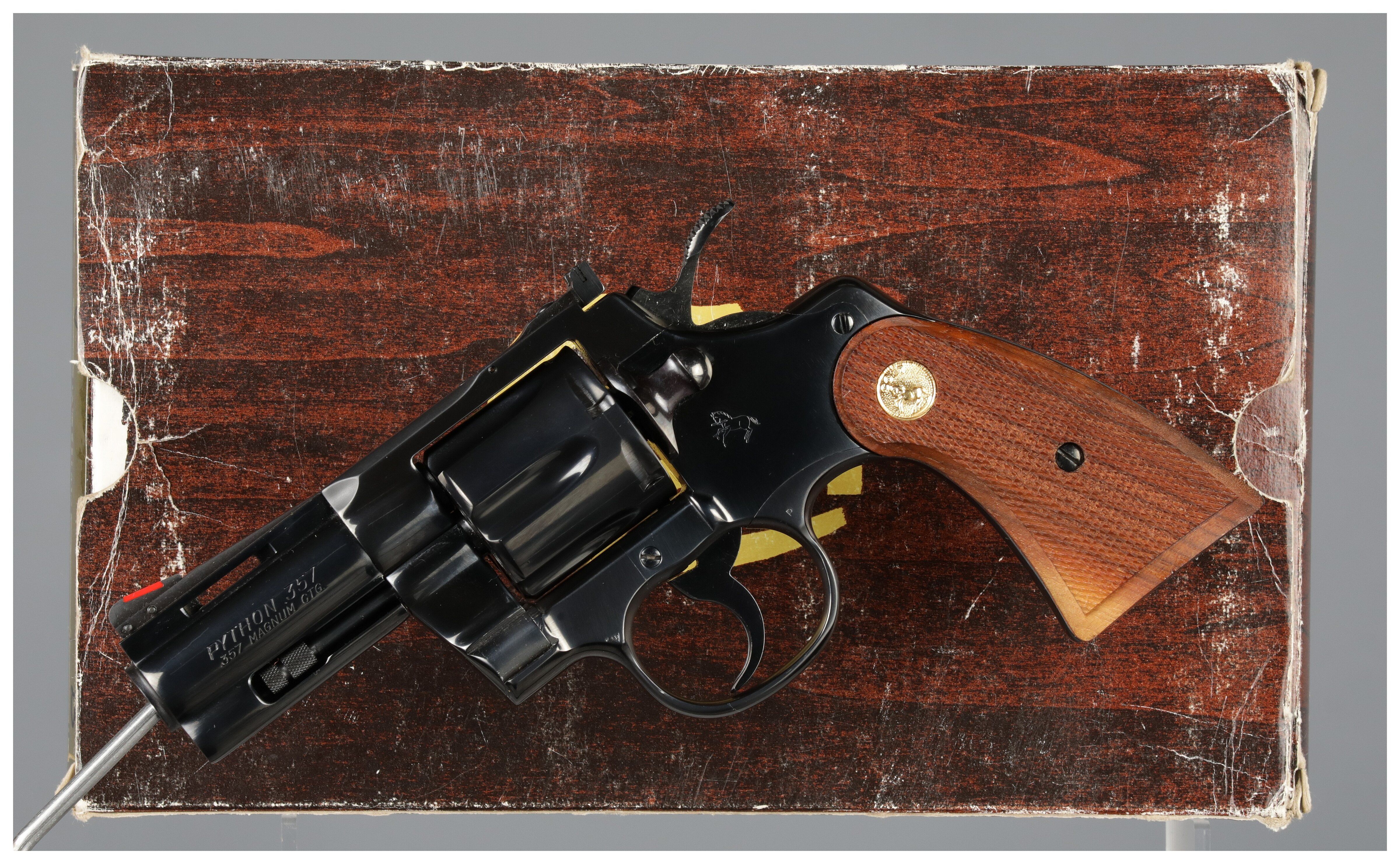 Desirable 3 Inch Barrel Colt Python Double Action Revolver | Rock ...