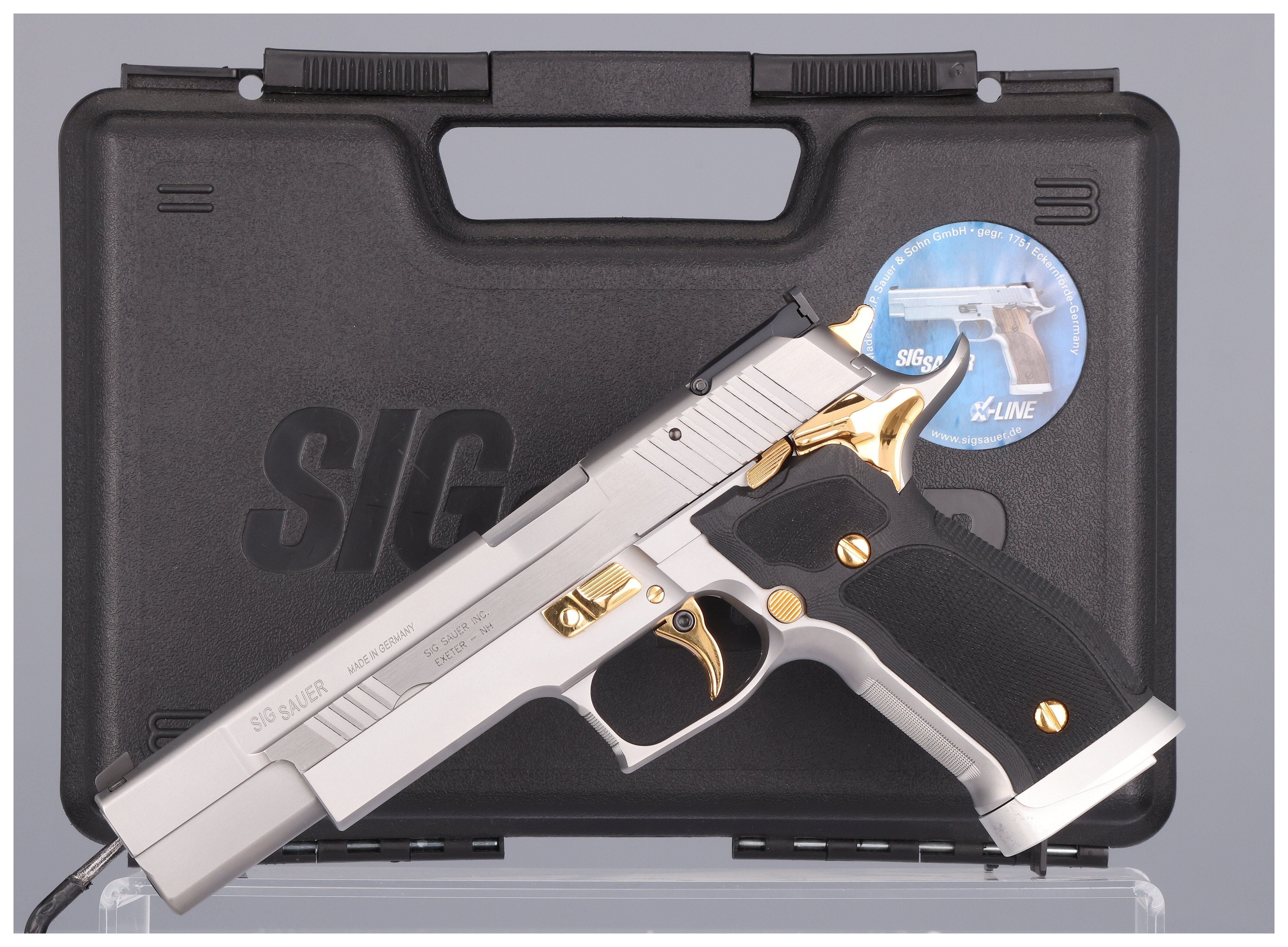 Sig Sauer P226 S X-Six Scandic Semi-Automatic Pistol with Case