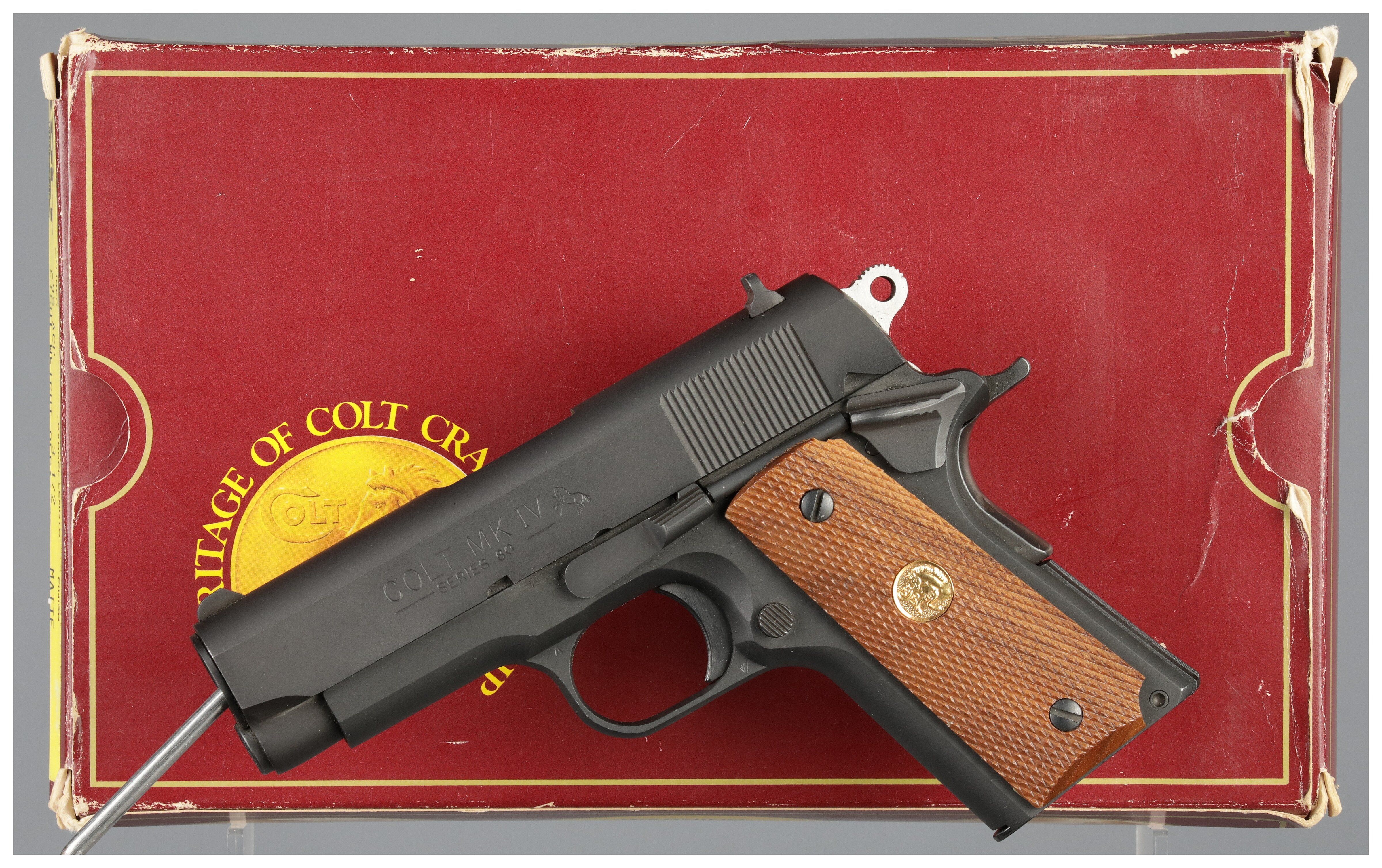 Colt MK IV Series 80 Lightweight Officers ACP Pistol with Box