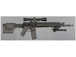Upgraded Colt M4 Semi-Automatic Carbine with Scope