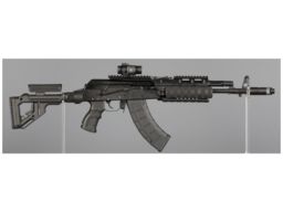 Izhmash Saiga 7.62 Semi-Automatic Rifle with Red Dot Sight 