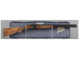 Engraved and Gold Inlaid Beretta Model 686 Ringneck Shotgun