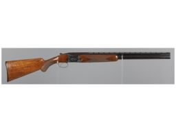 Engraved Belgian Browning Superposed Lightning Shotgun