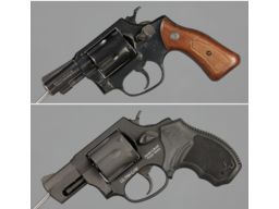 Two South American Double Action Revolvers 