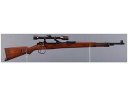 Brno Model K98k Mauser Bolt Action Sniper Rifle with Zeiss Scope