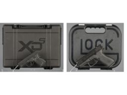 Two Semi-Automatic Pistols with Cases