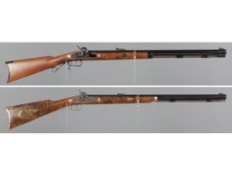 Two Thompson Center Arms Percussion Rifles