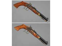 Two Thompson Center Patriot Target Percussion Pistols