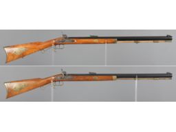 Two Thompson Center Arms Percussion Rifles