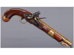 Miniature Copy of a S. North Model 1819 Flintlock Pistol