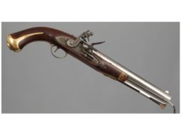 Belgian Copy of a Harpers Ferry Model 1805 Flintlock Pistol 