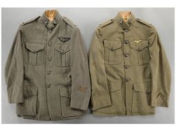 Two Early United States Marine Corps Aviator Tunics