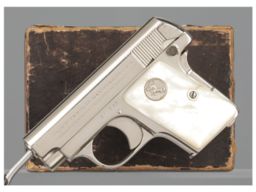 Colt Model 1908 Vest Pocket Pistol with Factory Letter and Box