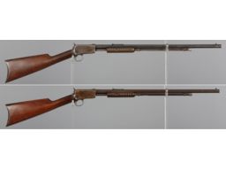 Two Winchester Slide Action Rifles