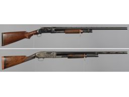 Two Winchester Slide Action Shotguns