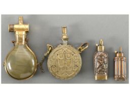 Four Muzzle Loading Flasks
