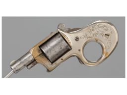 Engraved James Reid "My Friend" Knuckle Duster Revolver
