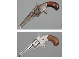 Two Antique American Revolvers 