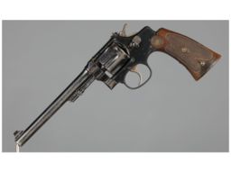 Pre-World War II S&W 22/32 Heavy Frame Target Revolver