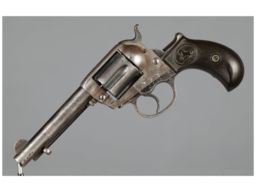 Colt Model 1877 Thunderer Double Action Revolver with Holster