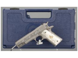 Custom Engraved Colt Government Model "The Regal" Pistol