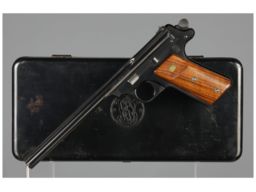 Smith & Wesson Straight Line Target Pistol with Metal Case