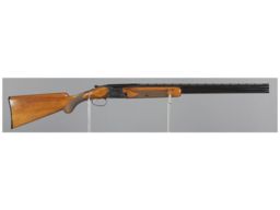 Engraved Belgian Browning 20 Gauge Lightning Superposed Shotgun