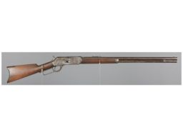 Antique Winchester Model 1876 Lever Action Rifle